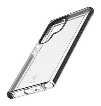 Ultra protective case Cellularline Tetra Force Strong Guard for Samsung Galaxy S24 Ultra, transparent