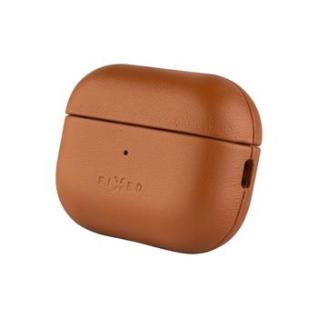 Kožené pouzdro FIXED PodsLeather pro Apple AirPods 3, hnědé