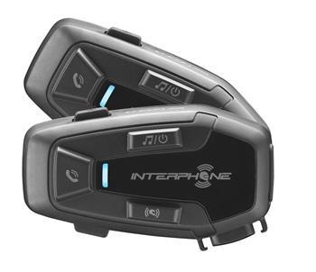 Bluetooth-Headset für geschlossene und offene Helme Interphone U-COM7R, Doppelpack