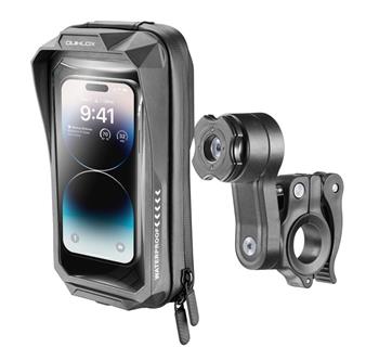 Univerzálne vodeodolné púzdro na mobilné telefóny Interphone QUIKLOX Waterproof, max. 7", úchyt na riadidlá