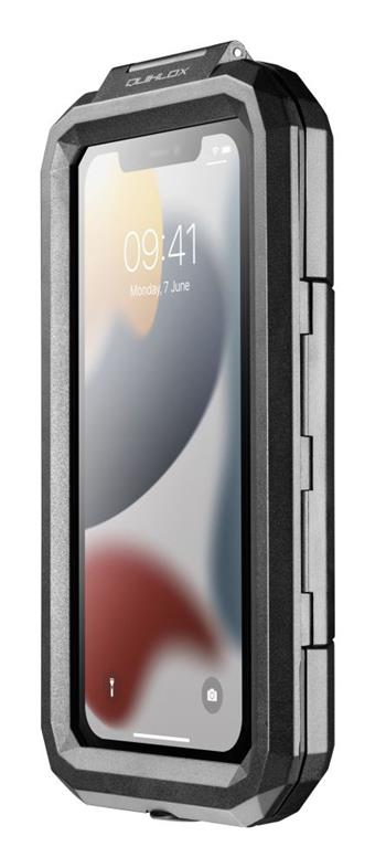 Interphone Armor Pro Universal Waterproof Cell Phone Case QUIKLOX Handlebar Mount Max 6.9&quot; Black