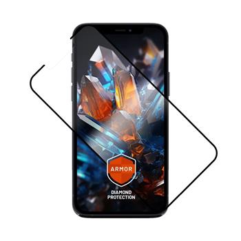 Ultra odolné tvrzené sklo FIXED Armor s Anti-dust aplikátorem a AR vrstvou pro Apple iPhone 12ProMax/13Max/14Plus, černé