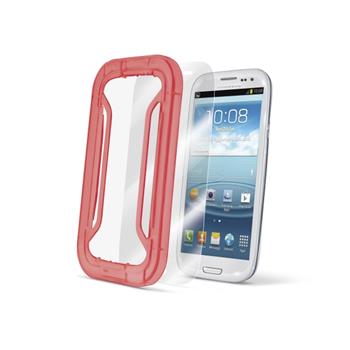 Ochranná fólia displeja CellularLine Perfetto s aplikátorom pre Samsung Galaxy S III/S3 Neo, lesklá, 1ks