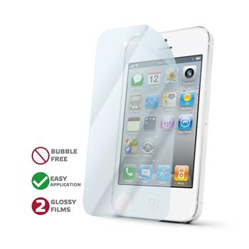 Premium Displayschutzfolie CELLY Perfetto für Apple iPhone 4/4S, glänzend, 2St